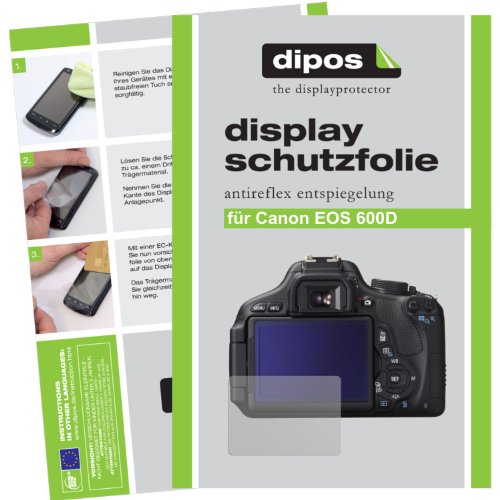 I 6X Pellicola Protettiva antiriflesso Compatibile con Canon EOS 600D di Protezione