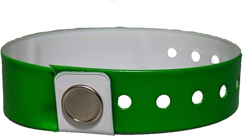 Miniatura 4 de Pulseras de vinilo reutilizables - 20 rojos, 20 amarillos, 20 verdes, Vinilo, No es una piedra preciosa