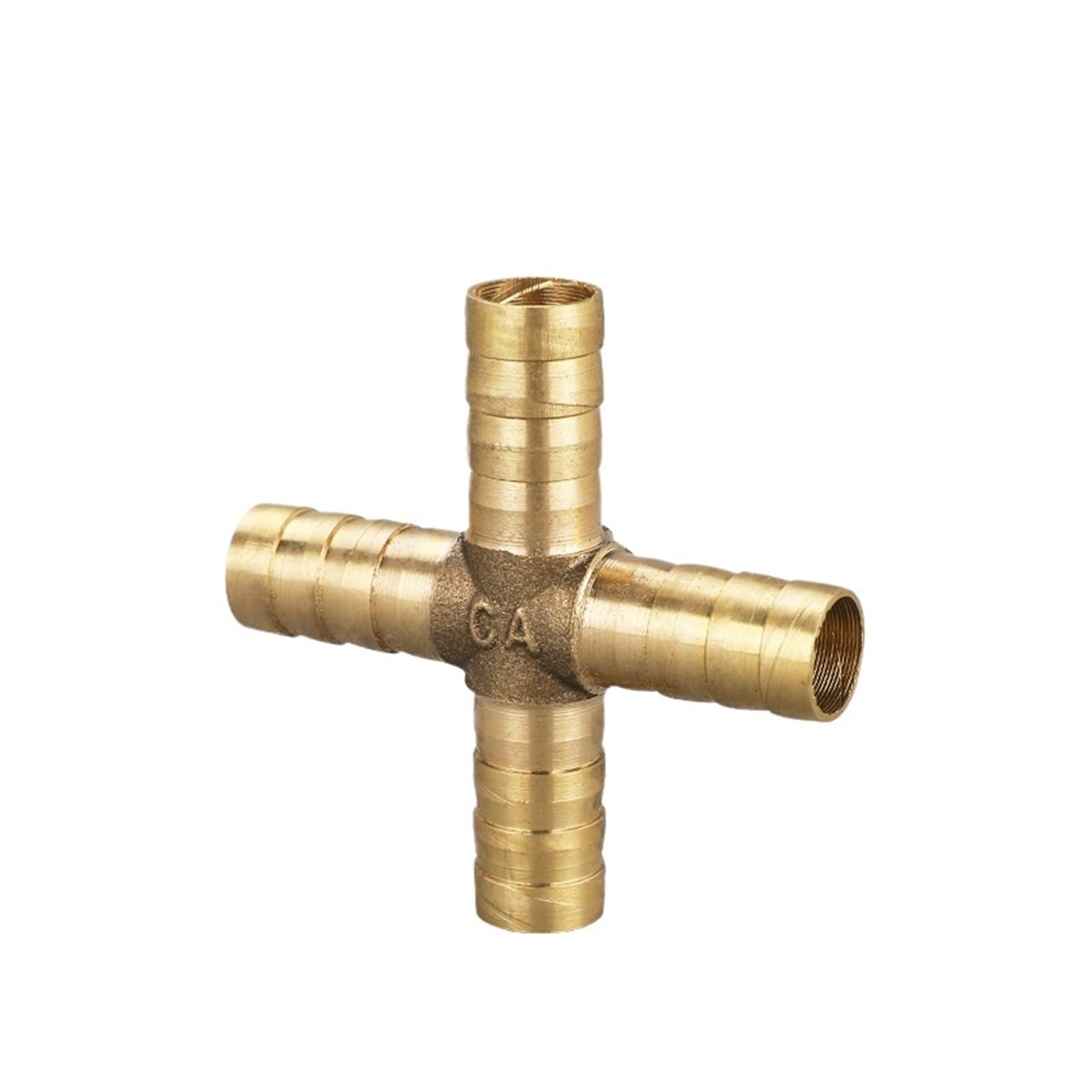 Yangc 4 Way 10Pcs Pagoda Water Tube Fittings Brass Barb Pipe Fitting 2 3 (,10Mm (10Pcs))