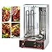 Parrilla eléctrica Máquina de kebab eléctrica Parrilla de kebab eléctrica Máquina de giroscopio 2 tubos de calefacción Parrilla de kebab eléctrica Parrilla de mesa BBQ Döner Automatic Rotating Grill Imagen de Parrilla eléctrica Máquina de kebab eléctrica Parrilla de kebab eléctrica Máquina de giroscopio 2 tubos de calefacción Parrilla de kebab eléctrica Parrilla de mesa BBQ Döner Automatic Rotating Grill
