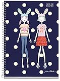 Idioma castellano - inglés Miquelrius Jordi Labanda - Agenda Escolar 2019-2020 Semana Vista Bunnity Español 150 x 213 mm