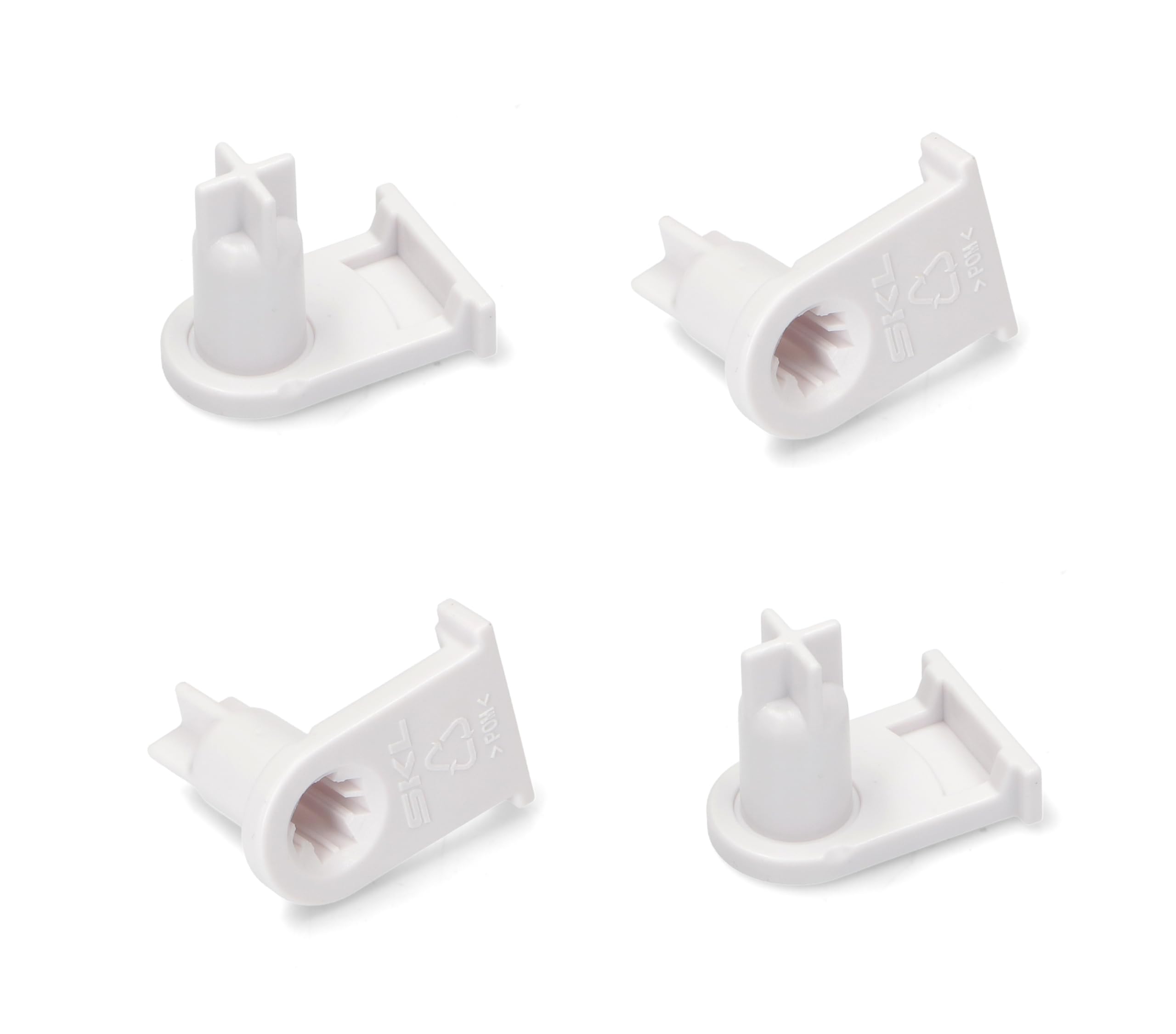Set di 4 boccole porta frigo/freezer da incasso, compatibile con Bosch Siemens Neff, codice 00169301