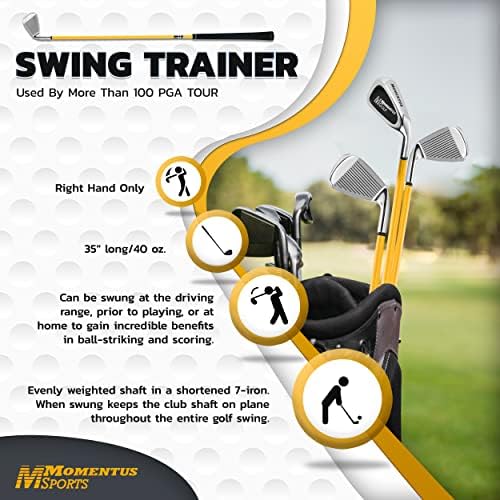 Momentus Men's Swing Trainer Iron with Training Grip