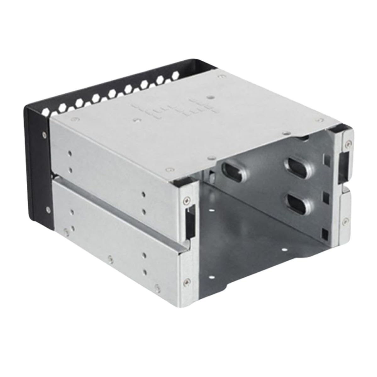 CALLARON Soporte de Montaje para Disco Duro 3 Bahías 3.5 Pulgadas Aleación de Aluminio Disipación de Calor para Expansión Óptica