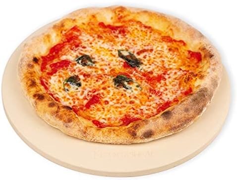 K ROCKSHEAT Small Pizza Stone Round for Grill and Oven, 11 Inch Cordierite Grill Pizza Stones, Food Grade Baking Stone for Oven 11"