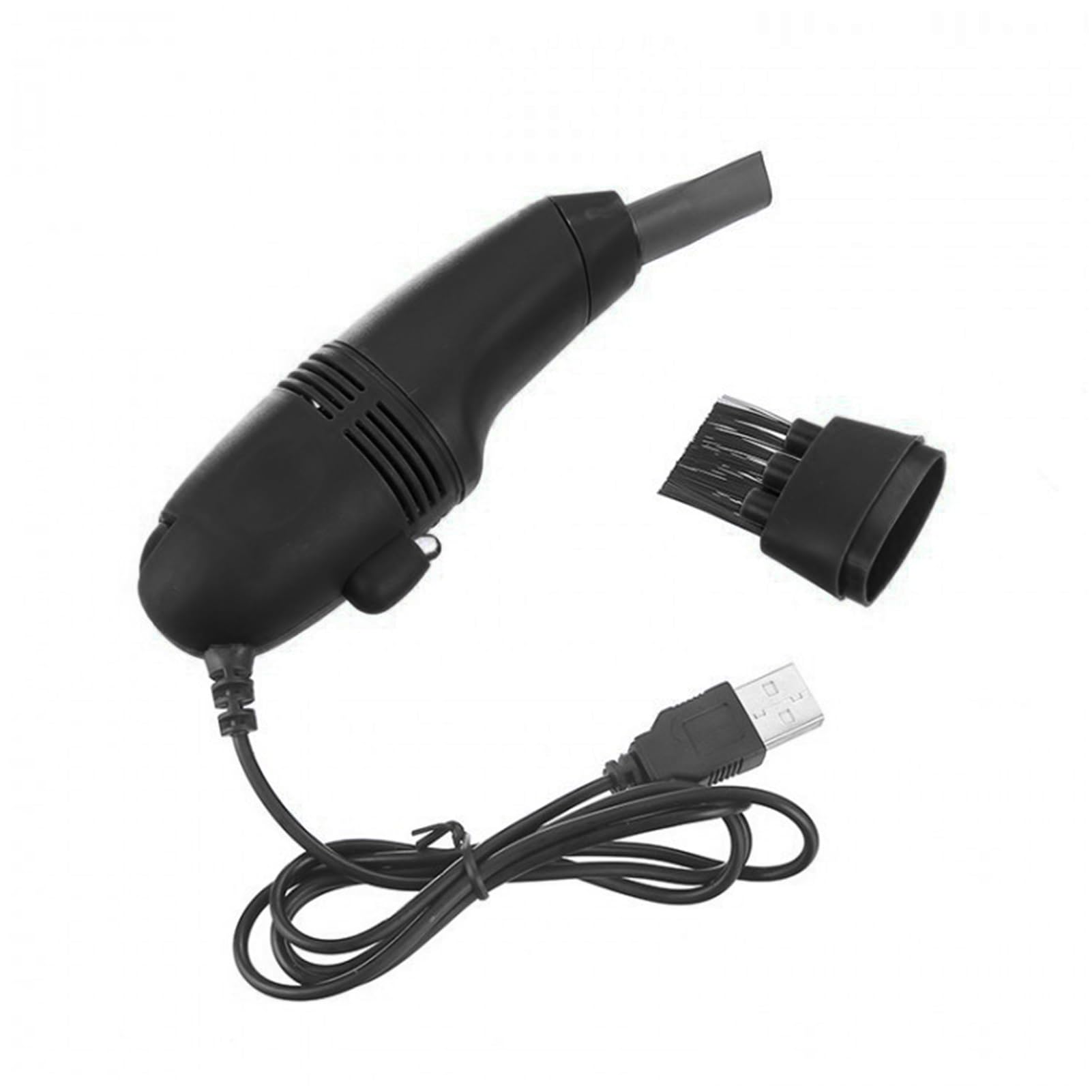 Yechiry USB Mini Vacuum Cleaner, Low Noise Large Capacity Portable Keyboard Cleaner, USB Interface for Computer Keyboard, Laptop & Desk (Black)