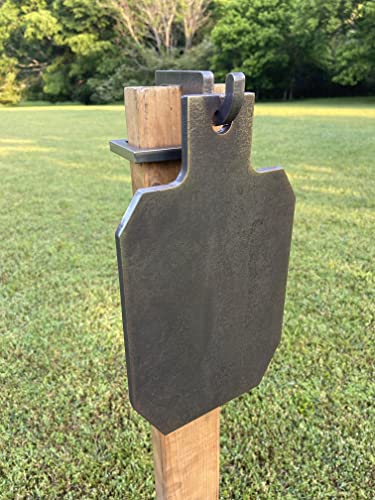 Magnum Target 12” Tall Idpa/Ipsc Steel Shooting Target 3/8" Ar500 Range Target W/ 2X4 Hook #TOP17
