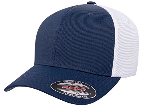 Image of Flexfit Two-Tone Stretch Mesh Fitted Cap Hat