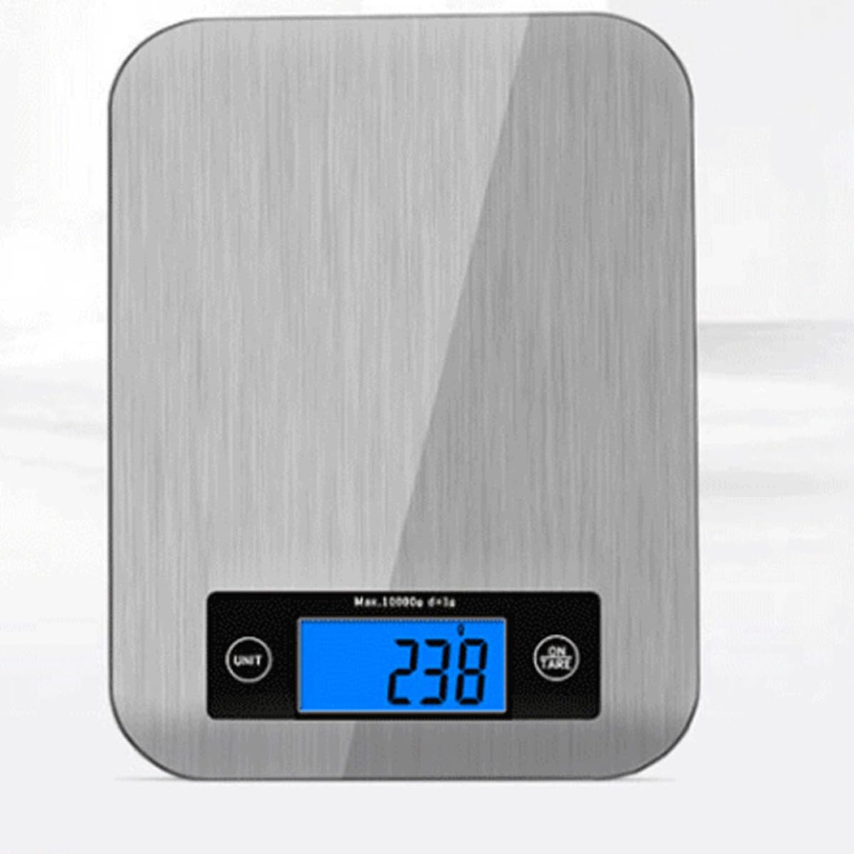 Báscula de 10kg Panel de Inoxidable de Acero Digital Cocina