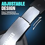 BENGOO V-4 Gaming Headset for Xbox Series X|S, Xbox One, PS5, PC, Mac, Nintendo Switch, Noise Cancelling Over Ear Headphones with Mic, LED Light, 7.1 Surround Sound, Soft Memory Earmuffs, 3.5mm - Image 2