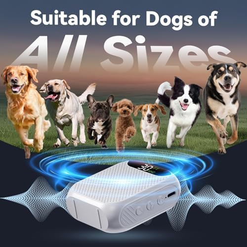 MALOK Anti Barking Device for Dogs - Rechargeable Deterrent