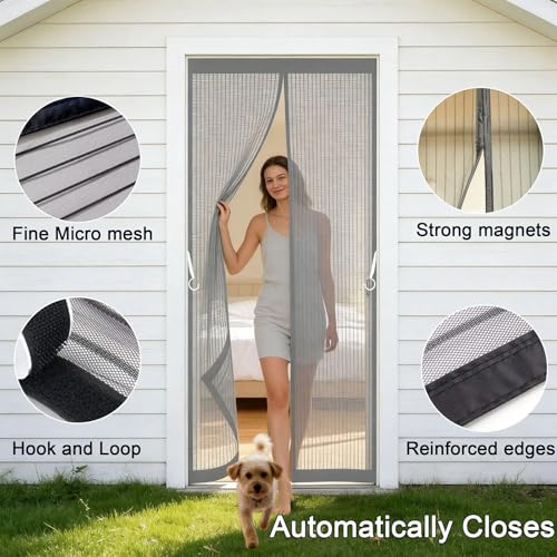 Moustiquaire de balcon grise pour ventiler la maison sans laisser entrer les mouches - 6