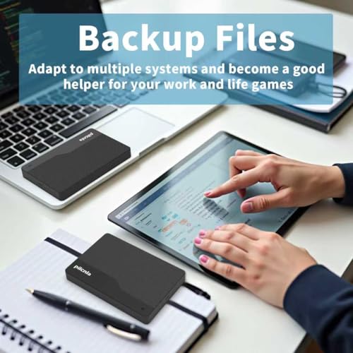 Image of Ultra Slim Portable External Hard Drive USB3.0 HDD Storage for Xbox,PS4 /5,PC,Desktop,Laptop,MacBook,Chromebook (HDD1-320G)