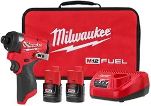 Milwaukee Electric - M12 Fuel. 1/4 HEX Impact Driver KIT