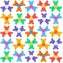 SCIONE 24Pack Fidget Spinner,Textured Worry for Autism Kids Calming Down,Sensory Fidget Toys Bulk Adults Kids with Autism ADHD, Classroom Prizes Goodie Bag Stuffers,Valentines Day Gifts