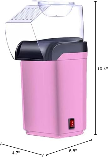 Miniatura 10 de Nostalgia - Máquina eléctrica para hacer palomitas de maíz de aire caliente, 1200 W, 16 tazas, 3 minutos hechos, totalmente automática, saludable,