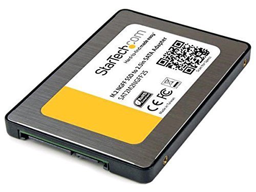 StarTech.com M.2 SSD to 2.5-Inch SATA III Adapter with Protective Housing (SAT2M2NGFF25) by StarTech