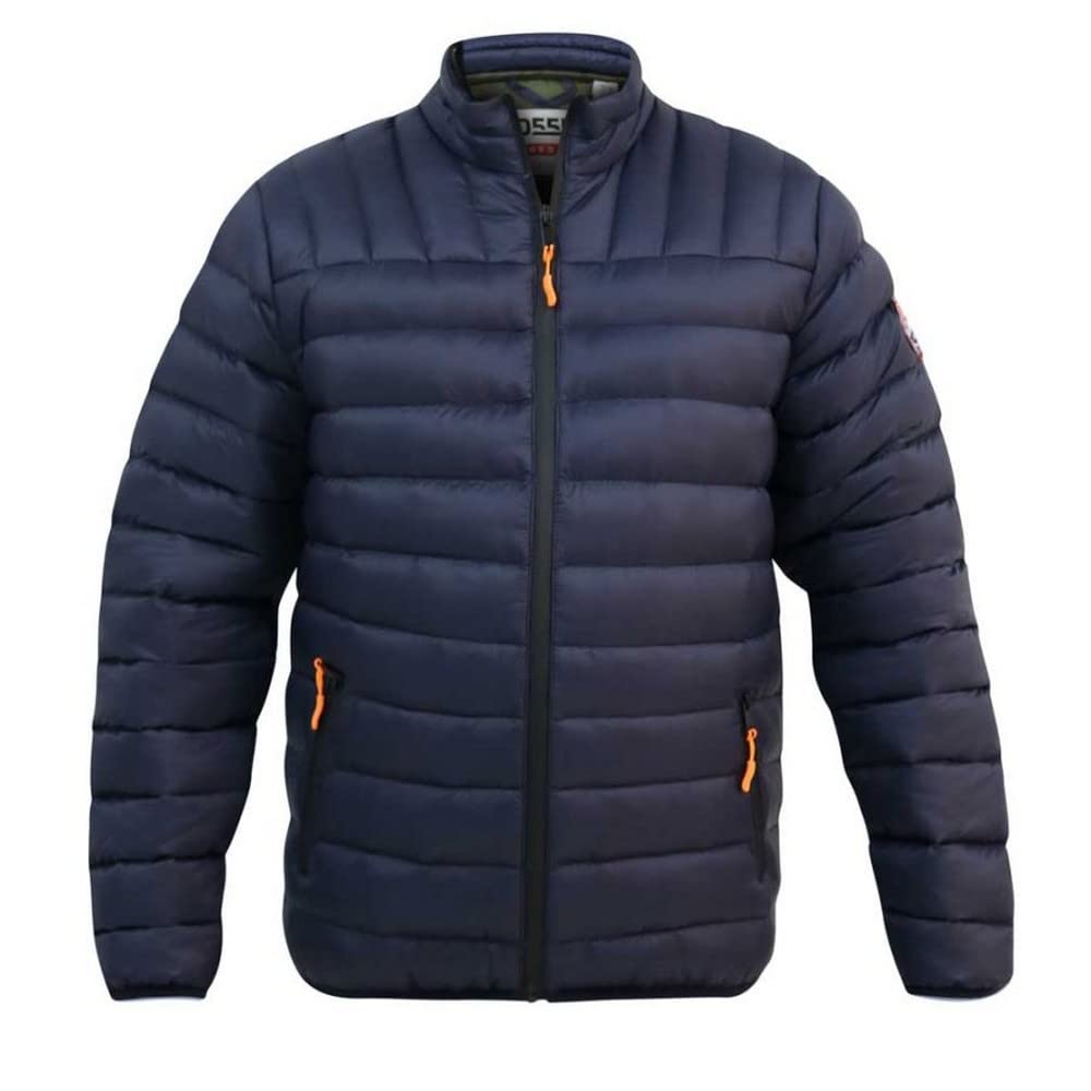 D555 Men's Navy Duke Limehouse Big Tall Puffer Jacket - 4XL