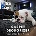 Whiff Products Ultra Pure by Whiff Industries- Industrial Strength Deodorant Powder 2 Lb Carpet Deodorizer Pet and Smoke Odor Eliminator Freshen Carpets in the Home Hotels Office Commercial