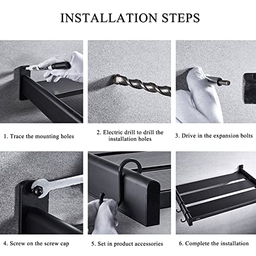 Accessoires de cuisine muraux pour ranger le micro-ondes avec style - 7