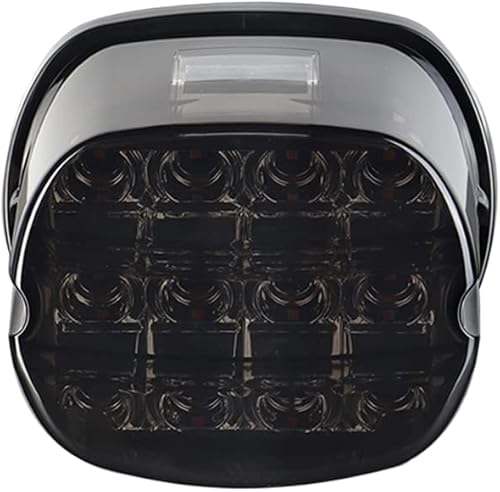 Miniatura 5 de Luz Trasera LED de Señal de Giro en Negro y Amarillo, Mejora de Luces Traseras HD para Harley Dyna Road King Electra Glide Street Bob Touring,