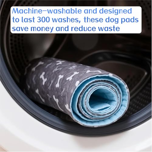 2026 Upgraded Washable Puppy-Pad with Pheromones, Pee Pads for Dogs, Washable Pee Pads for Dogs & Cats, Leak Protection, Non-Slip Base, Reuse, for Home & Travel (A+B, S 16×24in)