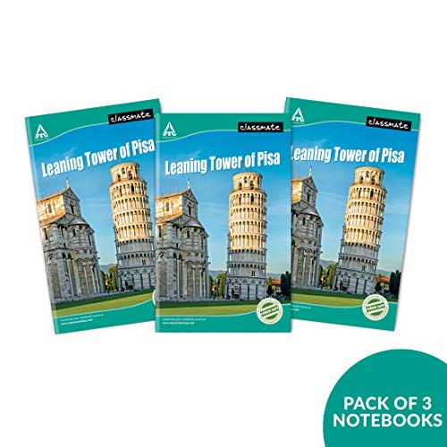 Image of Classmate Long Book - Unruled, 160 Pages, Pack Of 3 & Notebook - Four Lines With Gap, 172 Pages, Pack Of 4 & Long Book - Single Line, 160 Pages, Pack Of 3