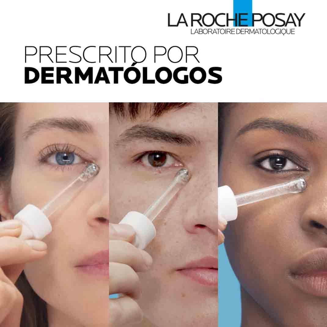 La Roche Posay Sérum de Ojos, Tratamiento Dermatológico Reparador y Rellenador, Apto para Pieles Sensibles, Fórmula con Ácido Hialurónico y Vitamina B5, Hyalu B5, 15 ml