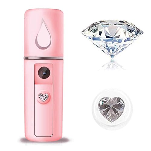 Nano Facial Vapor Mist Spray Extensiones de pestañas Limpieza de poros Agua SPA Hidratante Rociador Facial Hidratante USB Recargable Mini