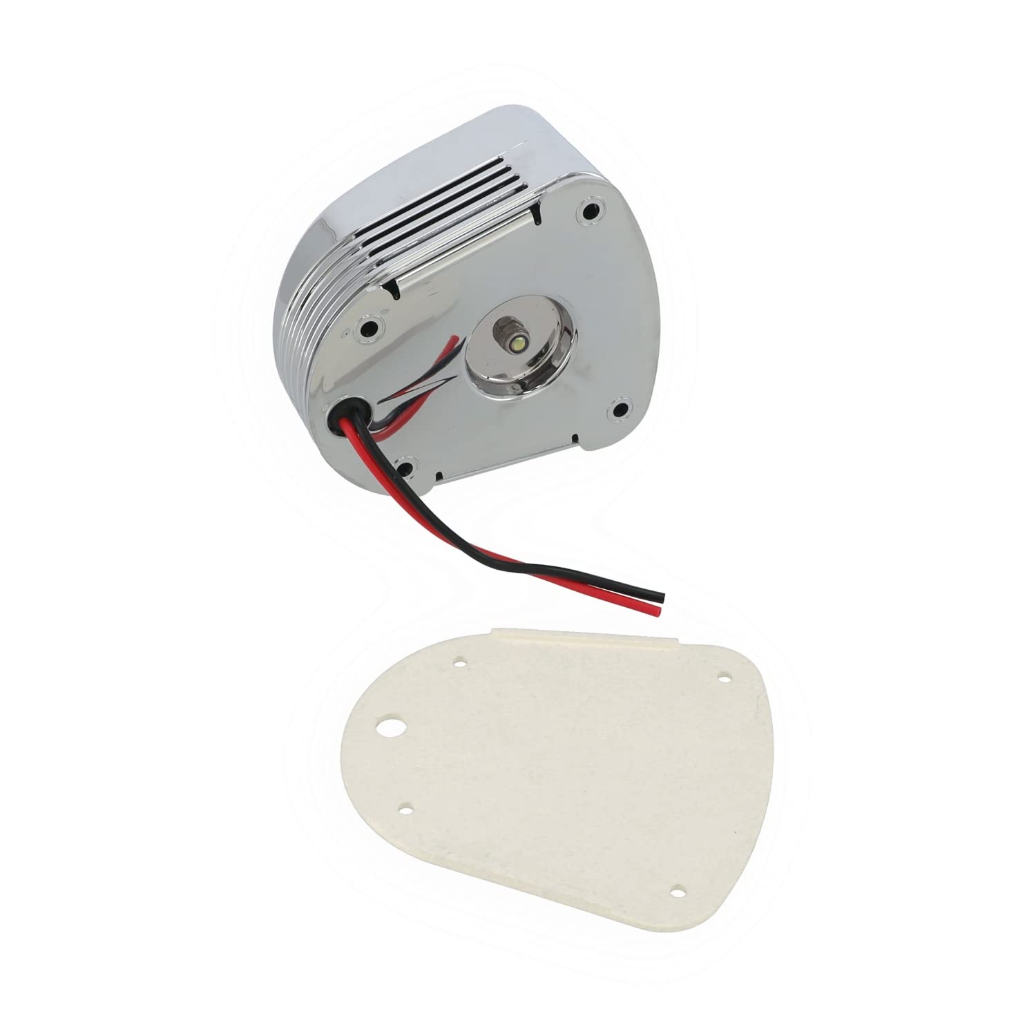 Signalhorn Boot 12 V 100dB verchromt akustisch Nebelhorn Notsignal Schiffshorn