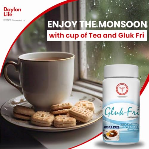 Image of Daylon Gluk Fri (200 gm) - Sugar Free Sucralose Powder | 100% Safe Sugar Substitute | Sweet and Healthy Zero Calorie Artificial Sweeteners | Sugar Alternative for Diabetics