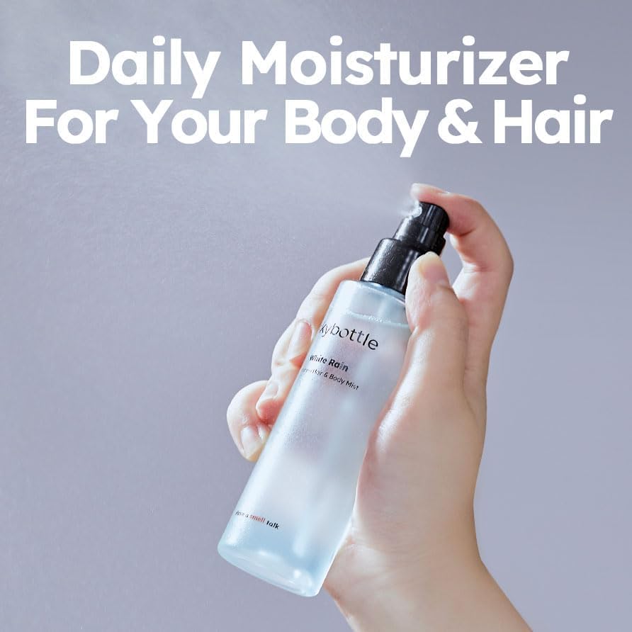 skybottle Hair Perfume & Body Mist Spray Long Lasting Fragrance for Women 3.4 fl oz (White Rain(Tube Rose))