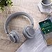 immagine 1AUKEY Cuffie Bluetooth, Auricolari Wireless con Basso Profondo, Tempo d'Uso Fino a 18 Ore, Microfono Incorporato e l'Ingresso Audio 3,5mm, Cuffie Stereo per Cellulari, Tablet e PC