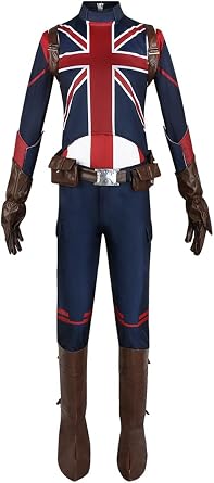 Women Captain Carter Costume Peggy Carter Cosplay Tops Pants with Accessories Battle Uniform Full Set for Halloween