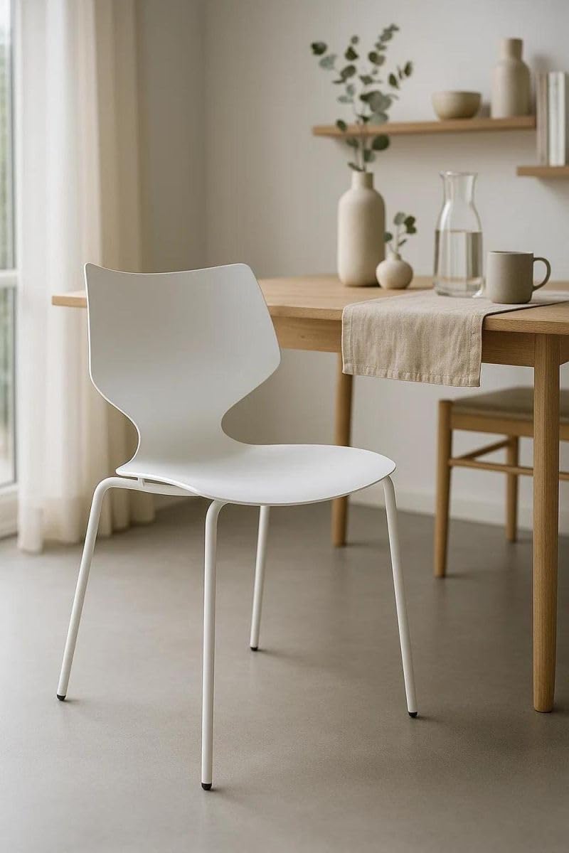 Regalos Miguel - Sillas Comedor - Silla Plecy - Blanco