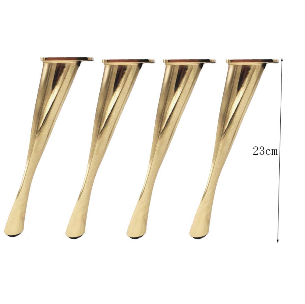 4 * Piedini per Mobili, Gambe per Mobili per Divani in Metallo, Supporto per Tavolino Gambe Oblique Armadio per Tv Gambe per Tavoli Accessori Hardware Fai-Da-Te,a