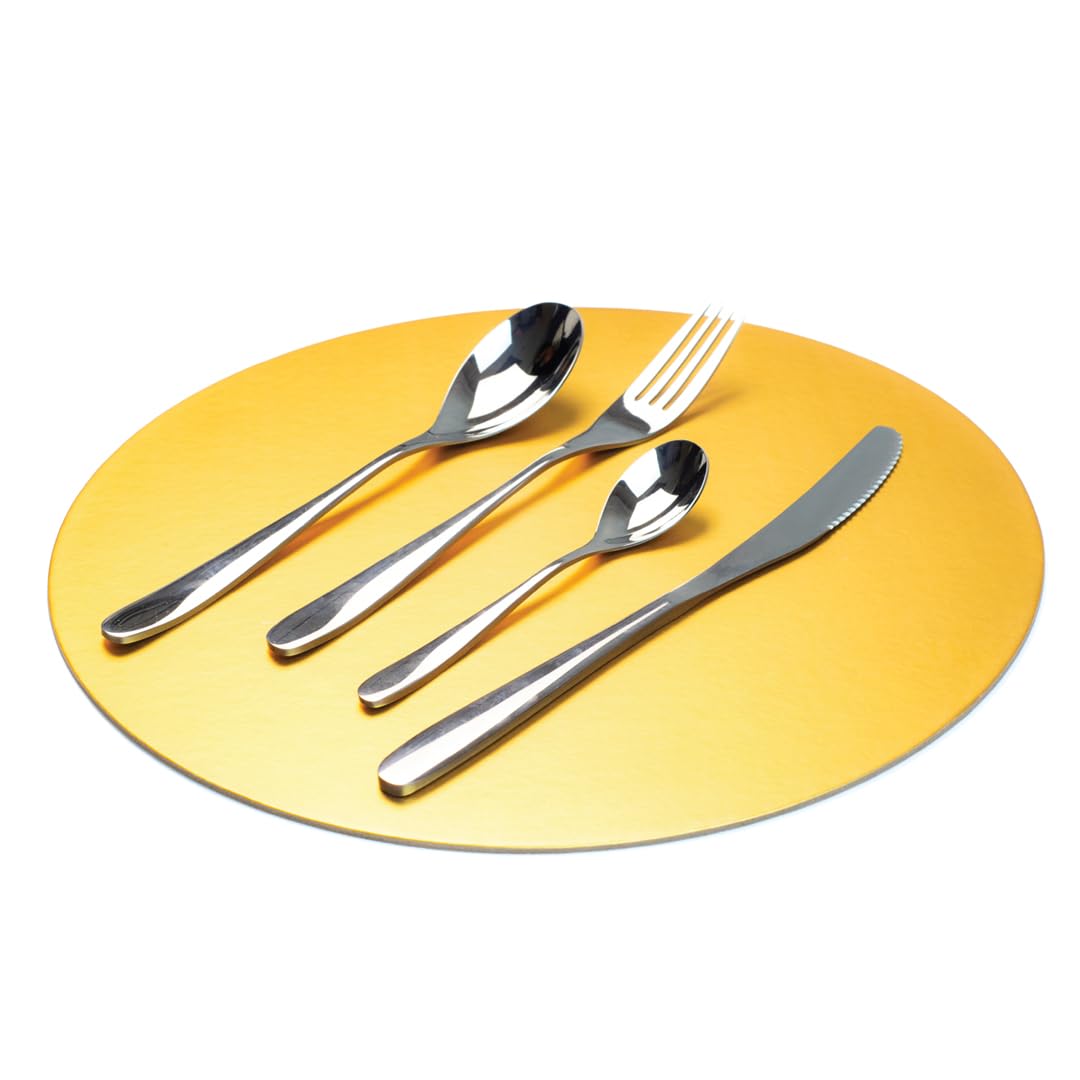 Table Trend Silver Cutlery Set – 4-Piece Elegant 18/10 Stainless Steel Flatware, Premium Tableware for Home, Restaurants & More (4)