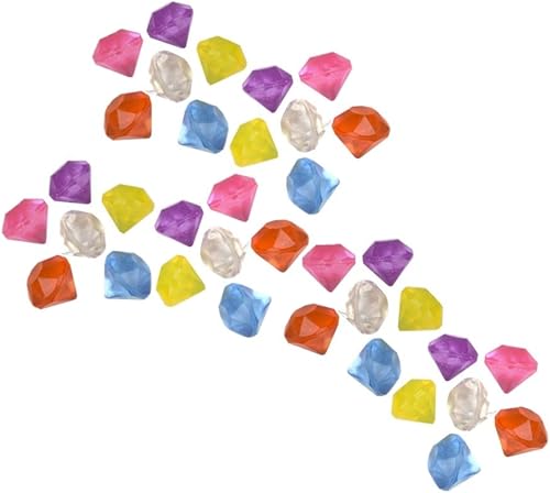 Miniatura 9 de Diamantes rebotantes de 1.4 pulgadas, gemas de rebote de alta calidad, paquete de 36 unidades, recuerdos de fiesta de cumpleaños, premios de aula,