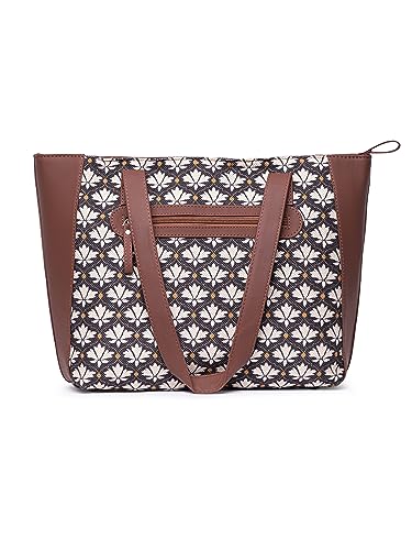 Image of ZOUK Women's Handcrafted Side Tote Bag and Handbag for Office and College