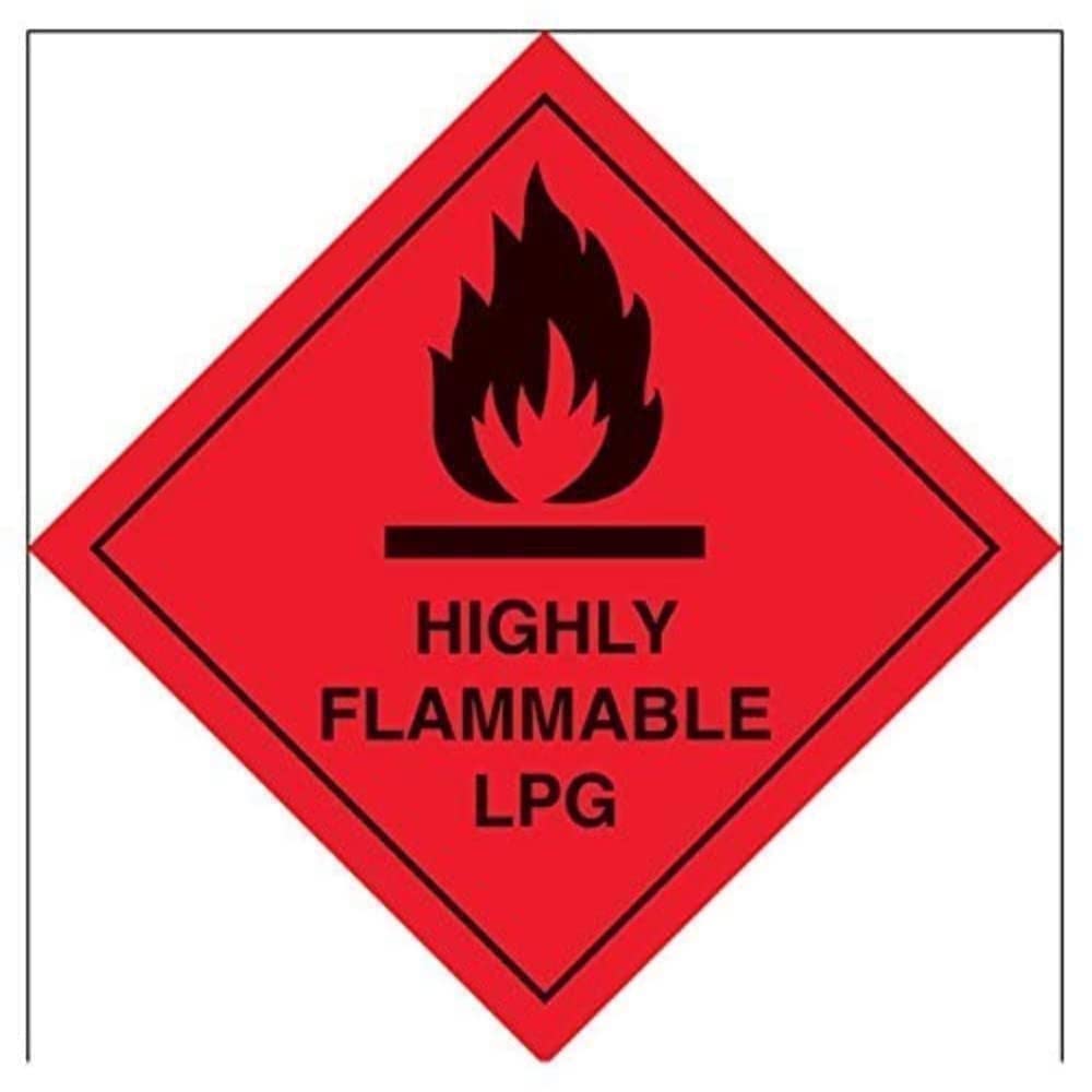 Pericolo Gas Estremamente Infiammabile Ghs Segno Su Sfondo Bianco - Foto 2