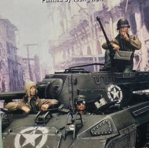 Soldat de char américain 1/35 pour diorama militaire figurines en résine à assembler soi-même