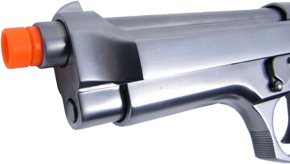 we m92 gas/co2 blowback full metal - silver by we(Airsoft Gun)