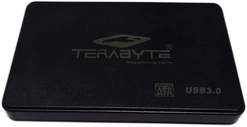 Terabyte Screwless Laptop Casing 2.5" USB 3.0 HDD/SSD Enclosure Case Cover SATA to USB 3.0 External Hard Drive Enclosure Case for Laptop Hard Disks ( Color May Very ) 03