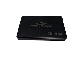 Terabyte Screwless Laptop Casing 2.5" USB 3.0 HDD/SSD Enclosure Case Cover SATA to USB 3.0 External Hard Drive Enclosure Case for Laptop Hard Disks (Color May Very) 08
