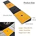 foriy Rubber Curb Ramp 2'' Driveway Ramp 1 Pack Heavy Duty Car w/4 Expansion Screws Loading Rubber Ramp for Cars Forklifts Trucks Motorcycle Wheelchairs 39''(L) X6''(W) X2''(H)