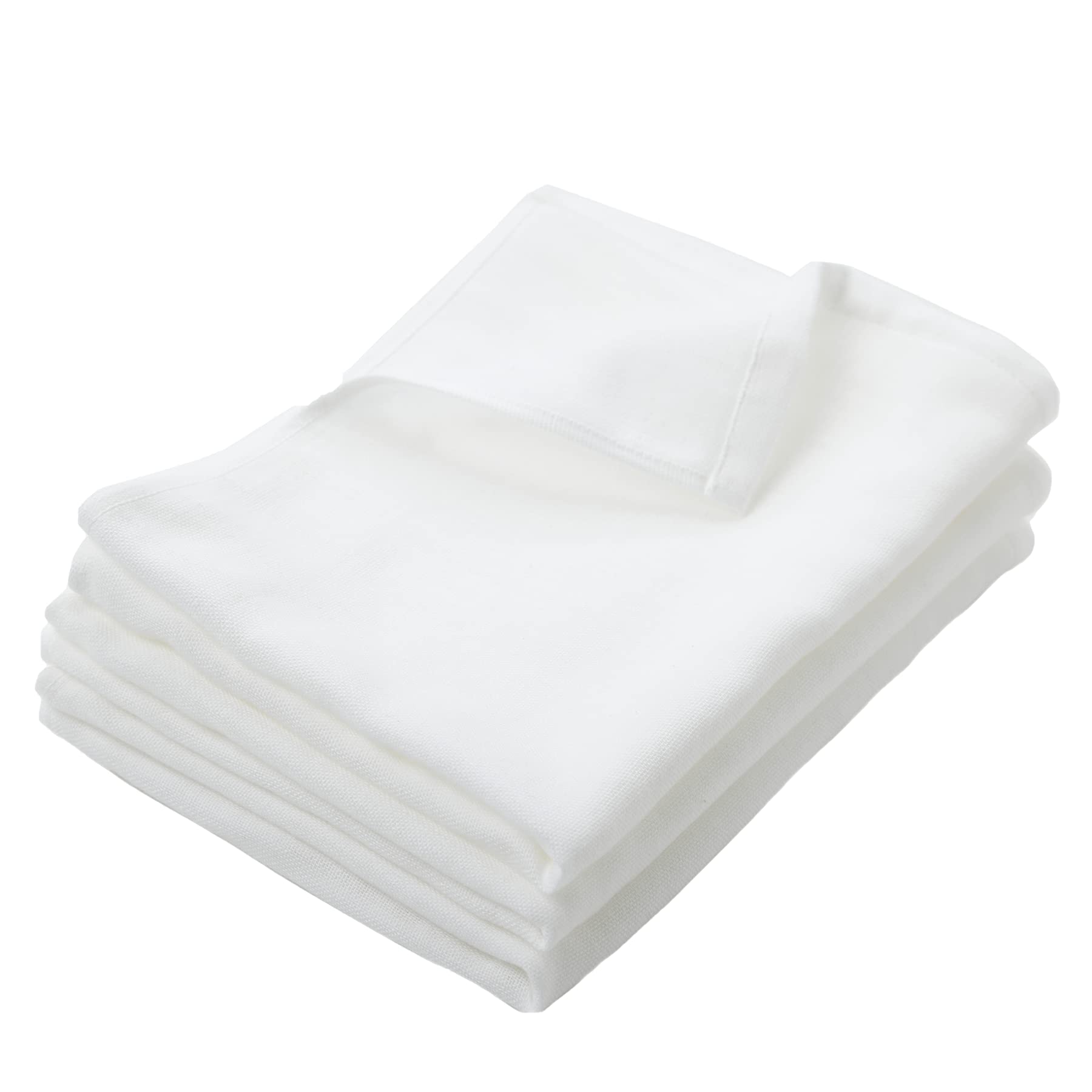 ムコタオル Muko Towel Double Gauze, Hand Towel, Senshu Towel, Thin, Made in Japan, Quick Dry, Set of 3 Towels, Off-White