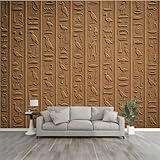 3D Wallpaper Hieroglyphics egyptians Pictures Self Adhesive Bedroom Living Room Dormitory Decor Wall Mural Peel and Stick Wallpaper Wall Ceiling Wardrobe Sticker