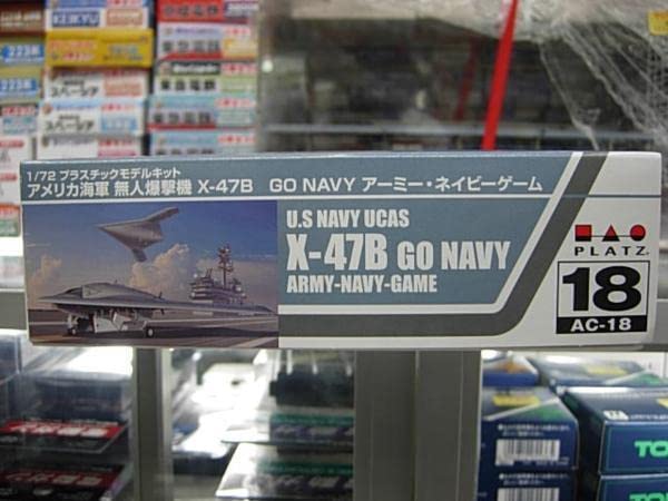 Amazon | プラッツ AC-18 1/72 アメリカ海軍 無人爆撃機 X-47B