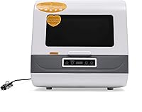 Vista 1 de Lavavajillas, lavavajillas de encimera con gran capacidad, función de secado al aire, 3 programas de lavado, rociado de agua de 360 grados, ideal