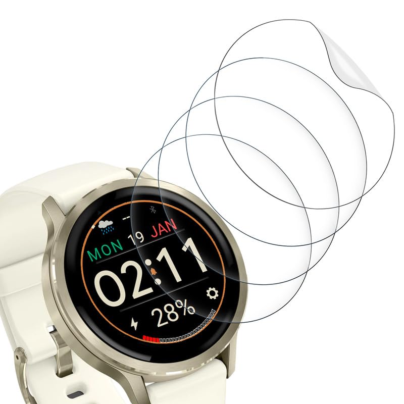 Wondoner [4 Stück Weiches TPU für Schutzfolie Garmin Venu 4 41mm Displayschutz Folie Garmin Venu 4 41mm Schutz Screen Protector [HD Displayschutzfolie][Ultra-klar]